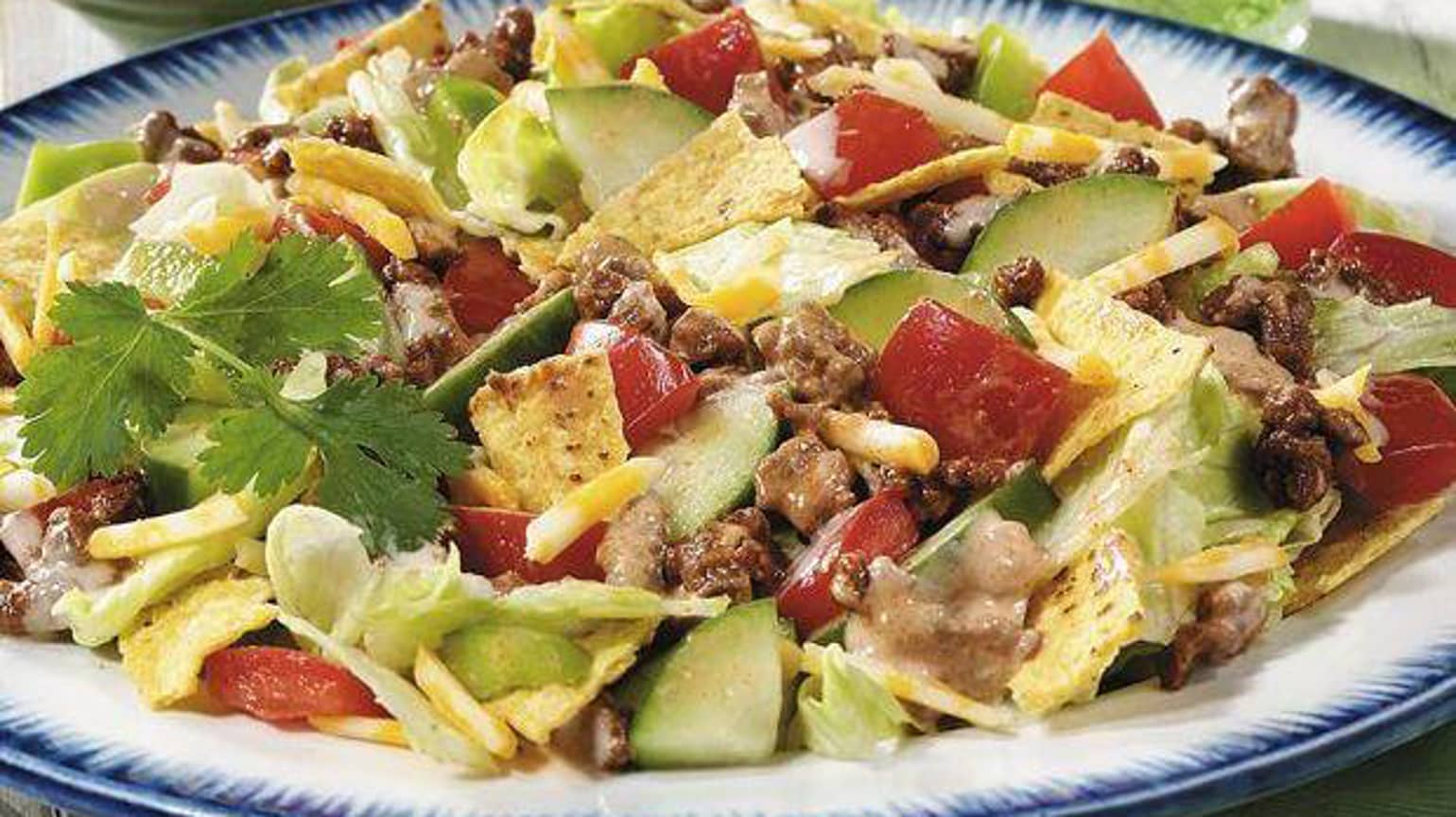 Salade aux tacos végétarienne